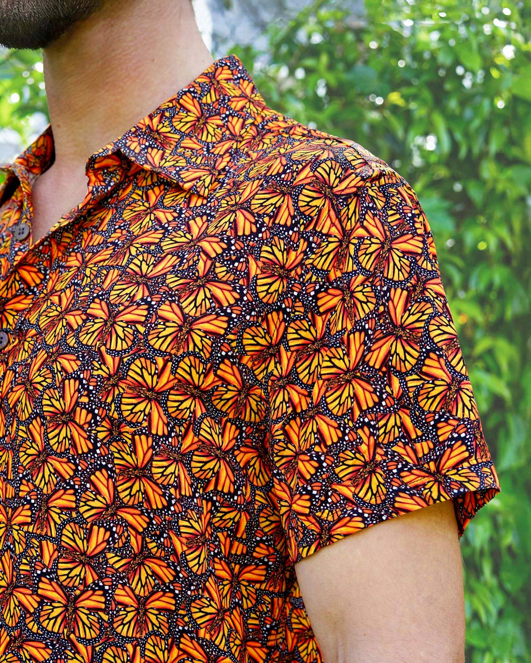 Monarch Butterflies Short Sleeve Shirt
