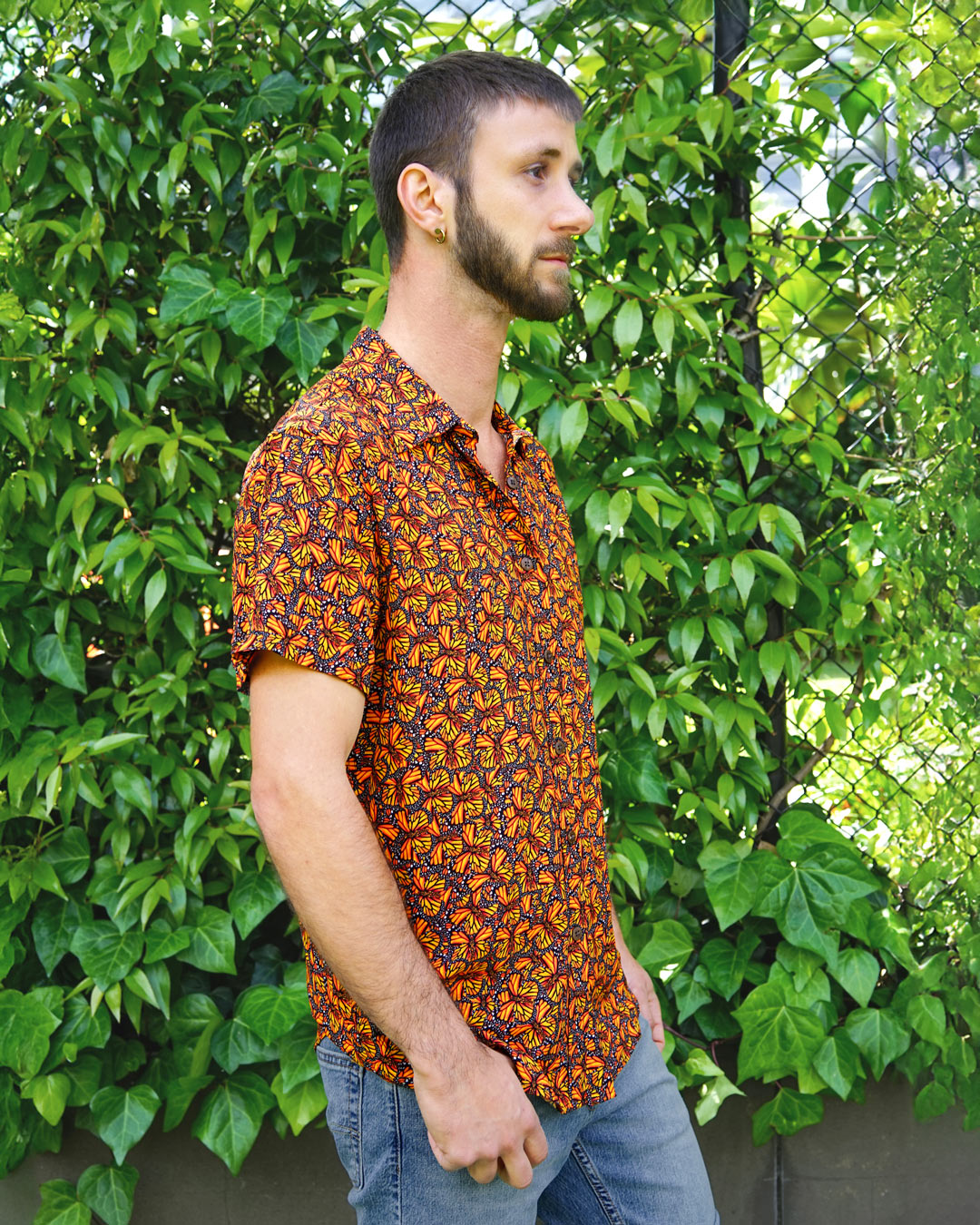Monarch Butterflies Short Sleeve Shirt