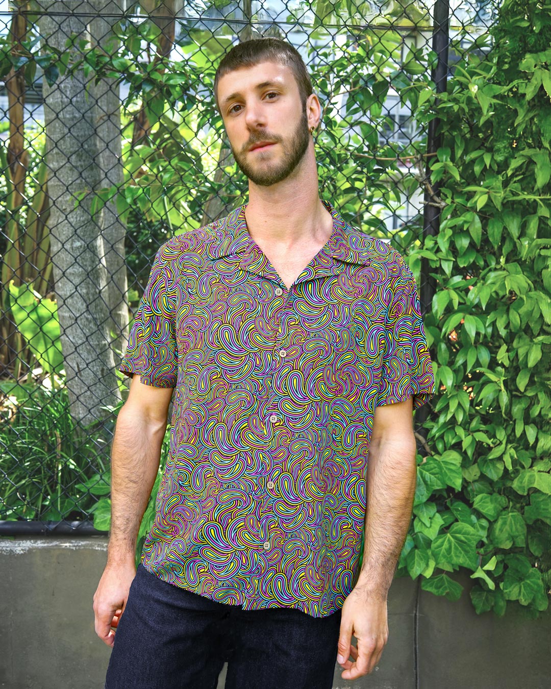 Psychedelic Short Sleeve Shirt