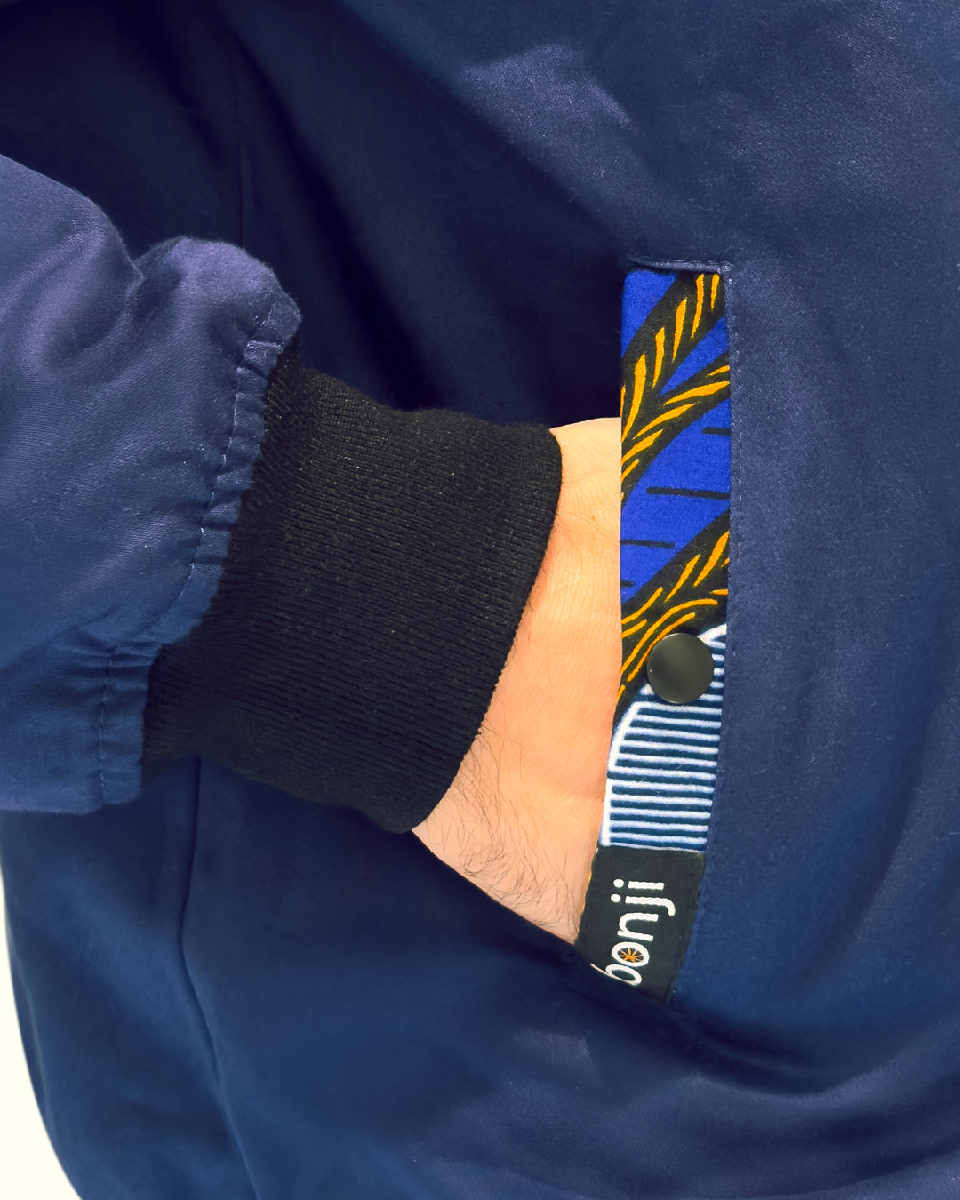 Reversible Bomber Jacket - Blue