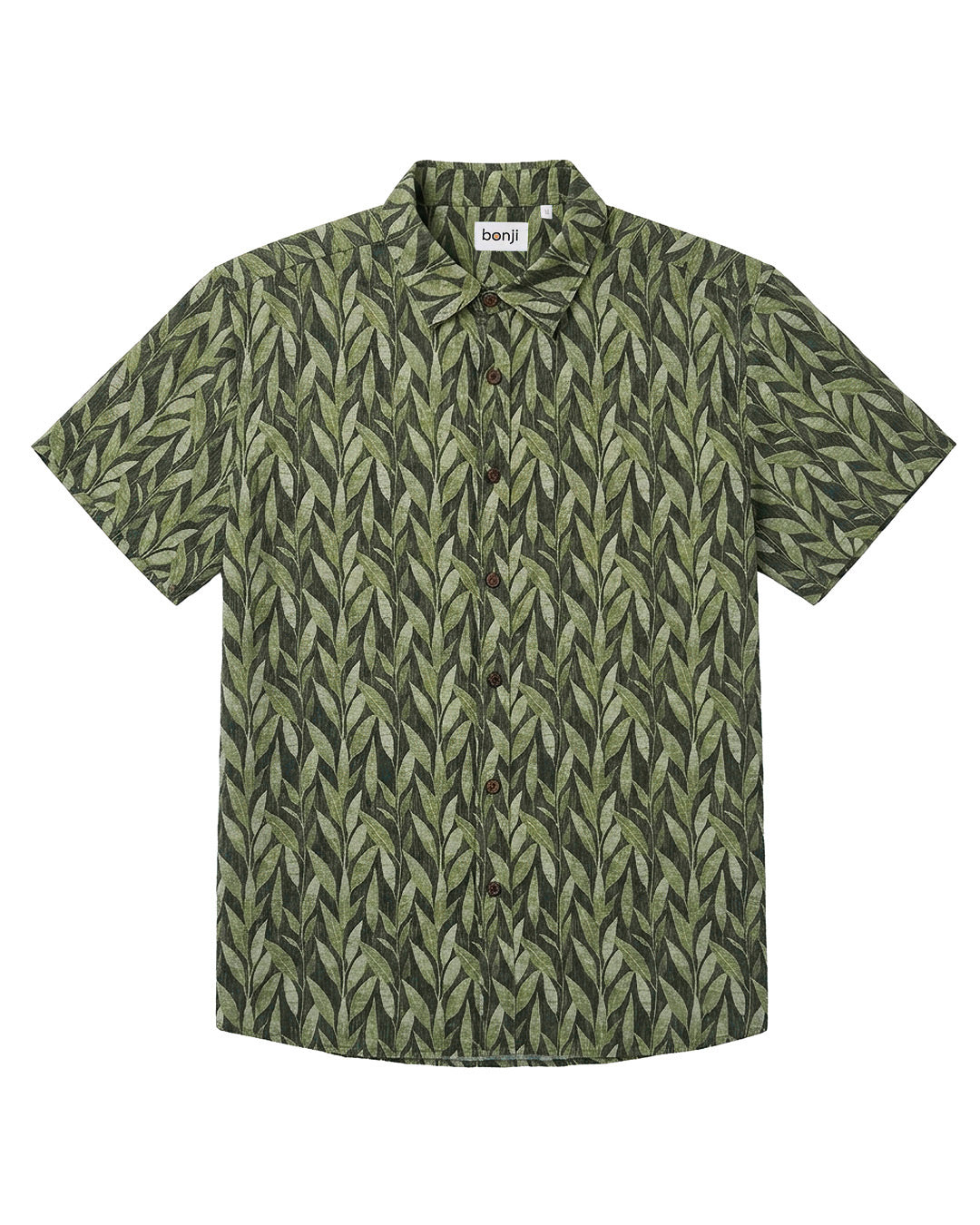 Regular Collar Shirt - Eucalyptus Green