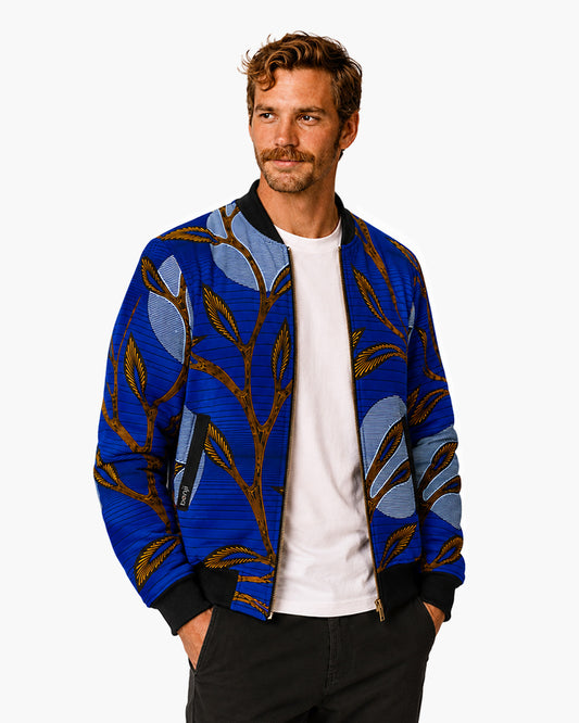 Reversible Bomber Jacket - Blue