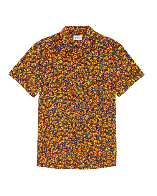 Monarch Butterflies Short Sleeve Shirt 