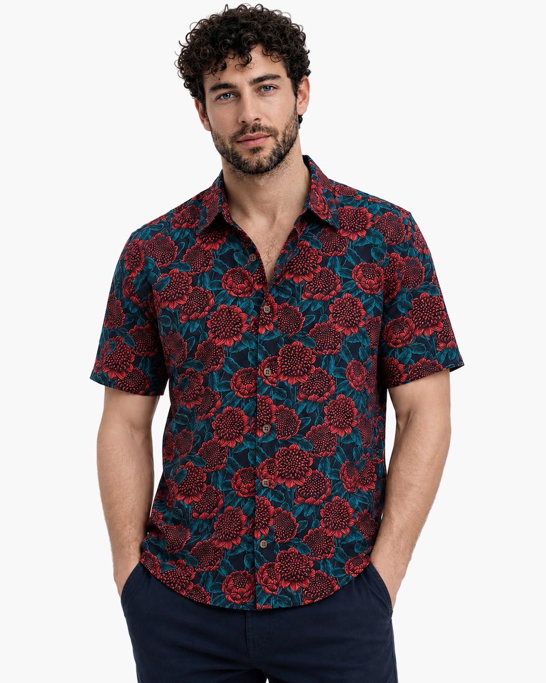 Cocktail Collar - Waratah Lush