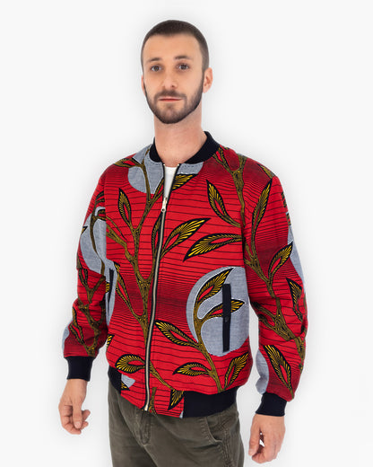 Reversible Bomber Jacket - RED