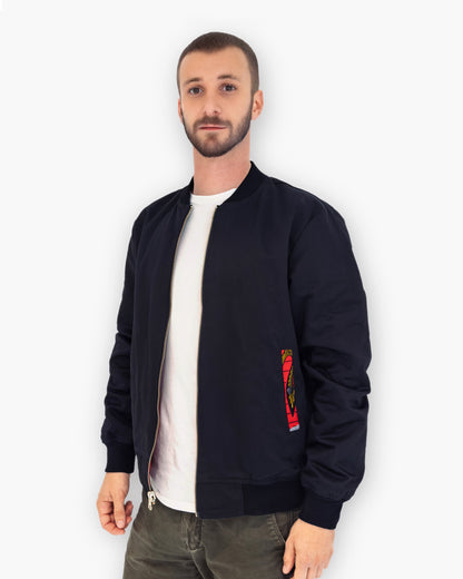 Reversible Bomber Jacket - RED