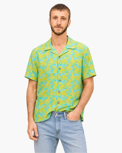 Camp Collar Shirt - Blue-Ringed Octopus