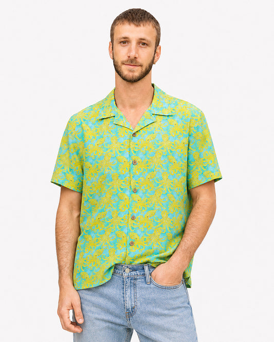 Camp Collar Shirt - Blue-Ringed Octopus