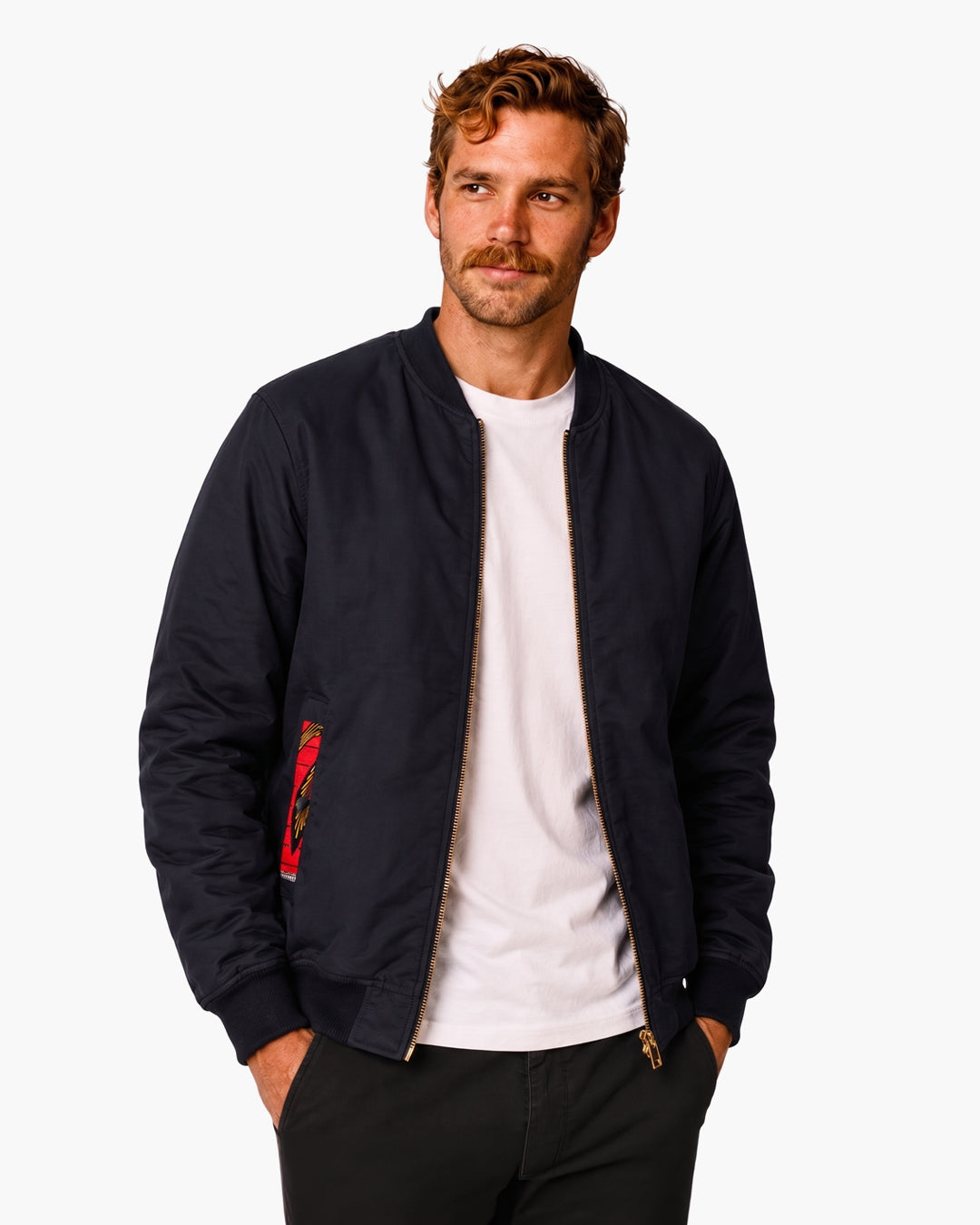 Reversible Bomber Jacket - RED