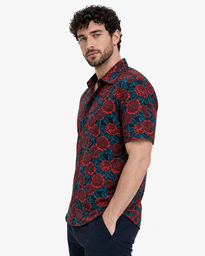 Cocktail Collar - Waratah Lush