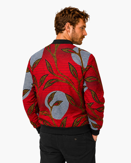 Reversible Bomber Jacket - RED