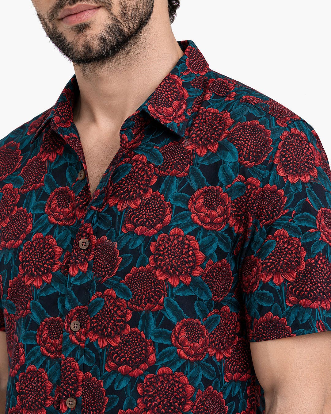 Cocktail Collar - Waratah Lush