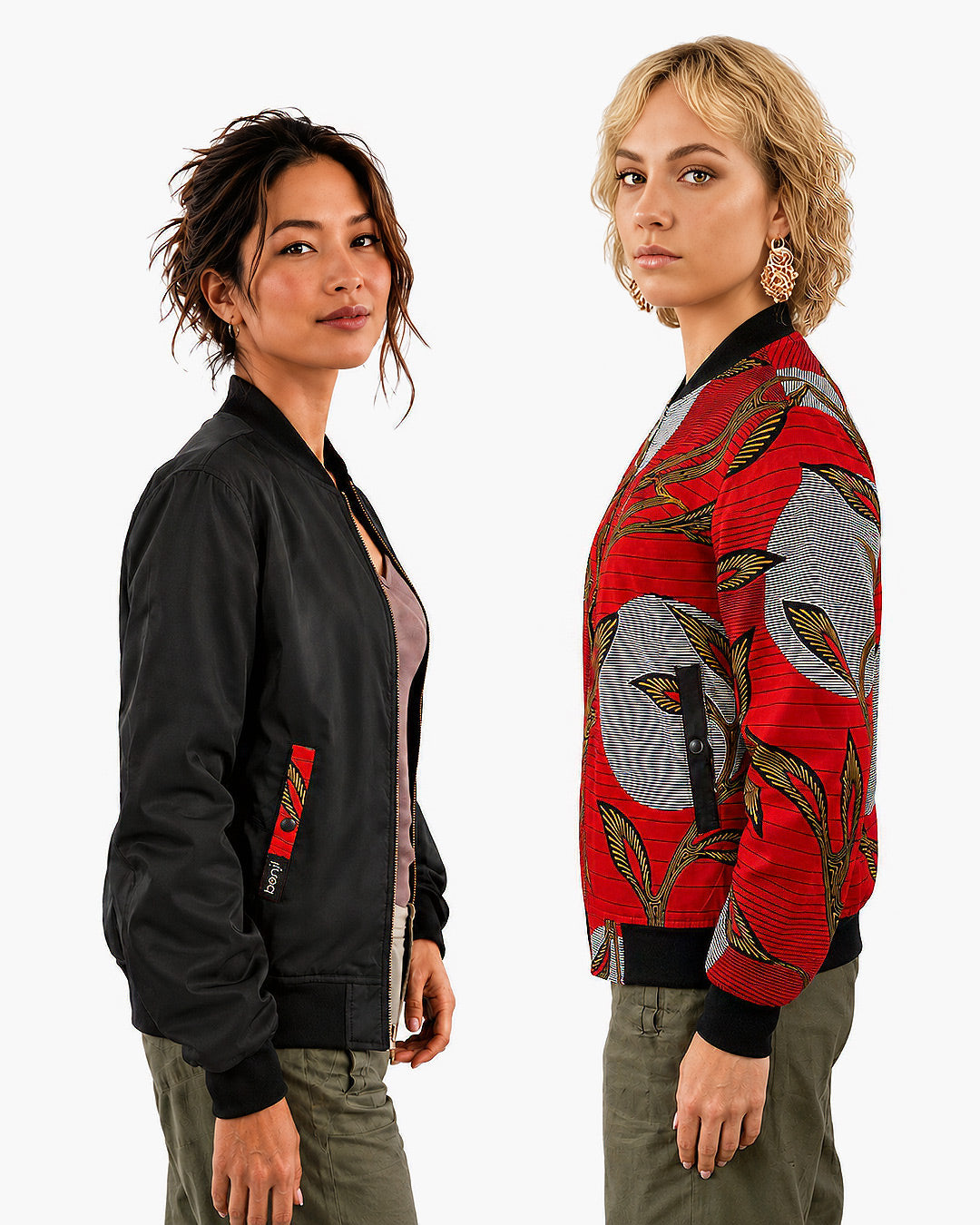 Reversible Bomber Jacket - RED