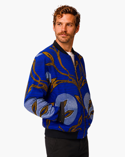 Reversible Bomber Jacket - Blue