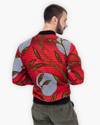 Reversible Bomber Jacket - RED