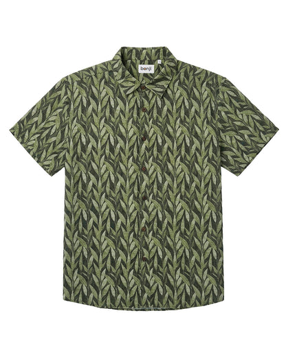 Regular Collar Shirt -  Eucalyptus Olive