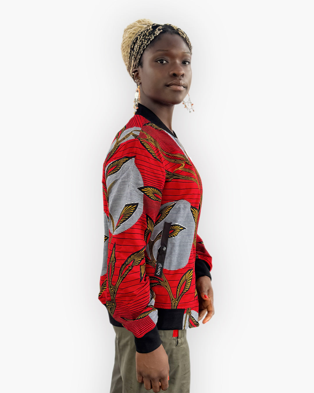 Reversible Bomber Jacket - RED